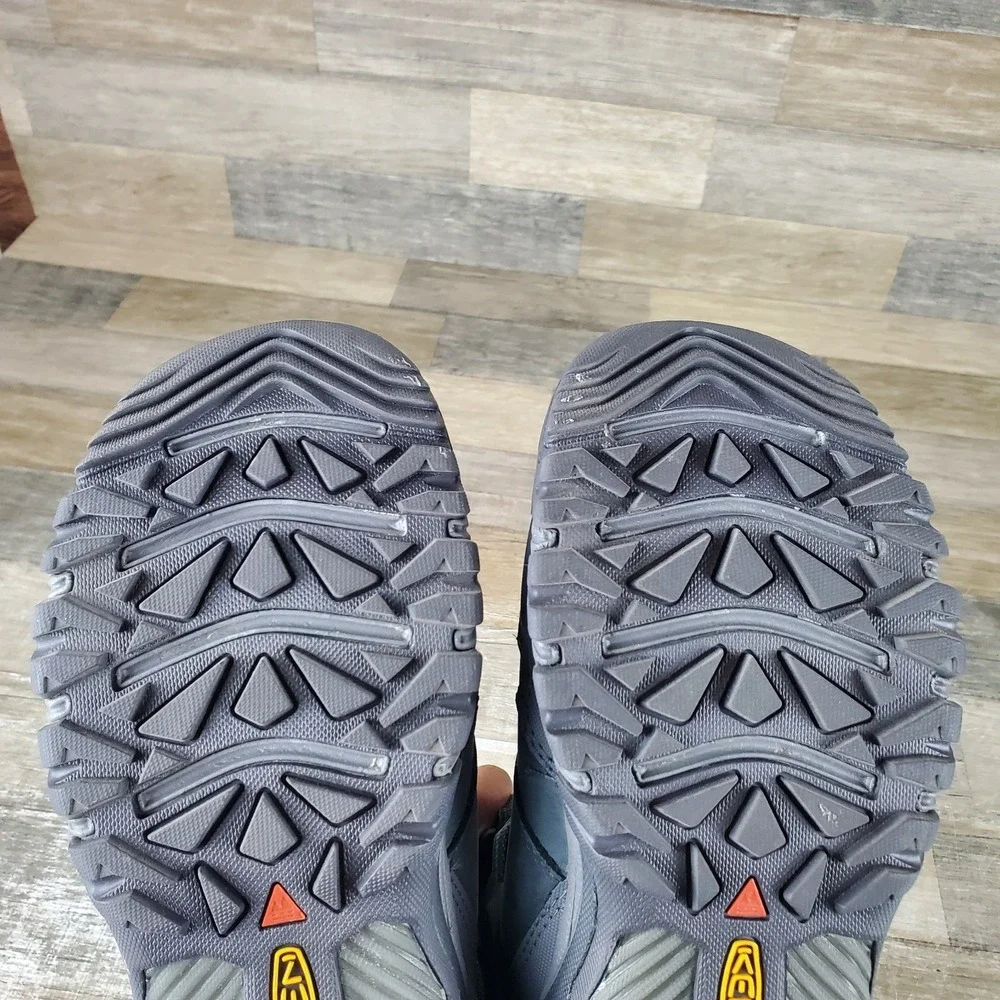Keen Ridge Flex Mid Womens Boots 10 Steel Gray Porcelain Waterproof Hiking Boots